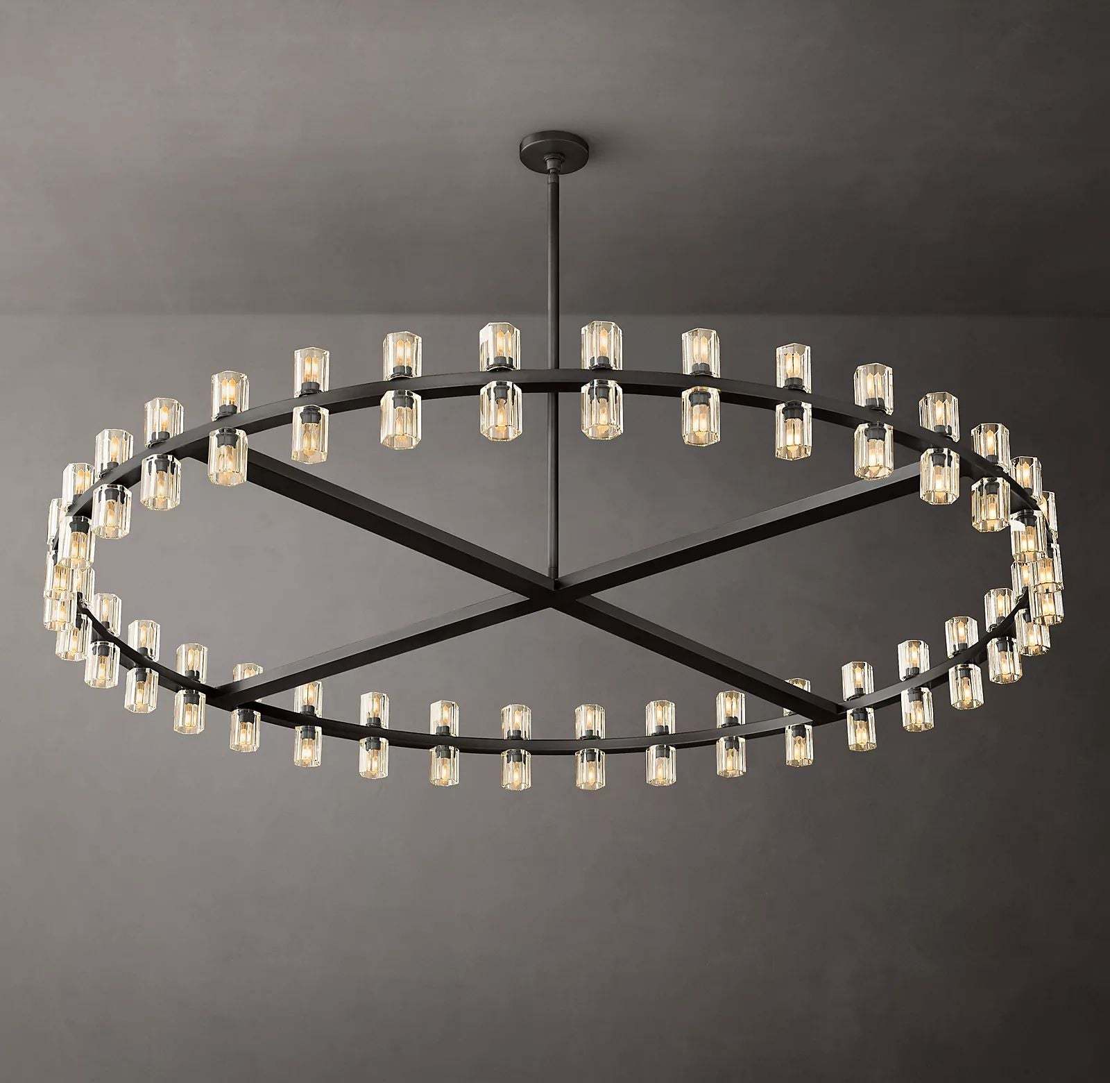 Niko Wine-Glass Round Chandelier 60''