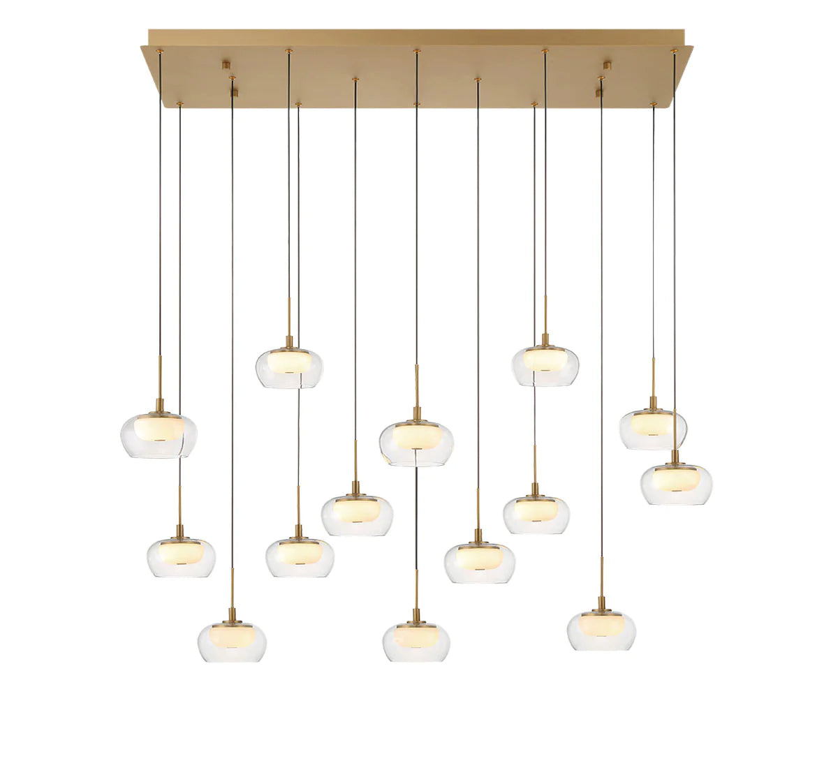 Manarola Linear LED Chandelier-Fullstarlighting