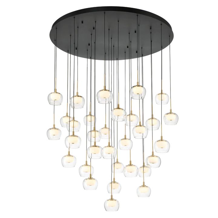 Nona Round LED Chandelier-Fullstarlighting