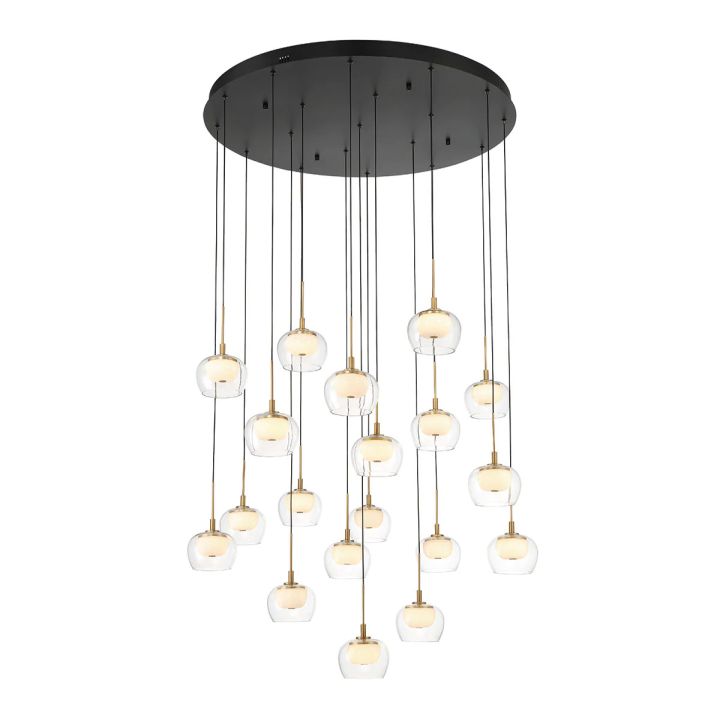 Nona Round LED Chandelier-Fullstarlighting