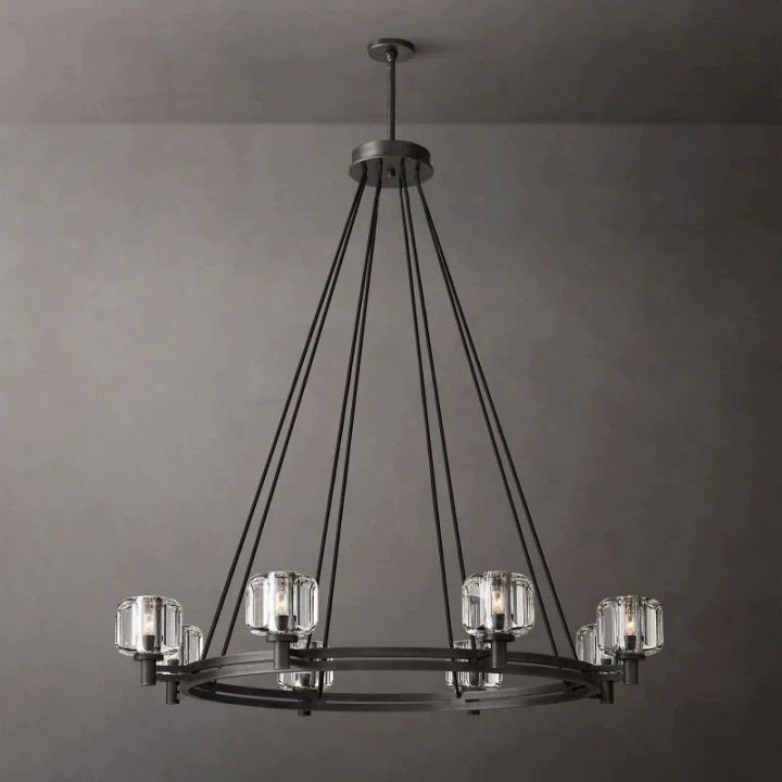 Demeart Round Chandelier 48"-Fullstarlighting
