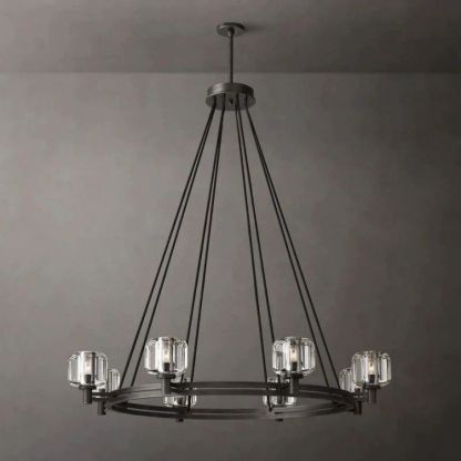 Demeart Round Chandelier 48"-Fullstarlighting