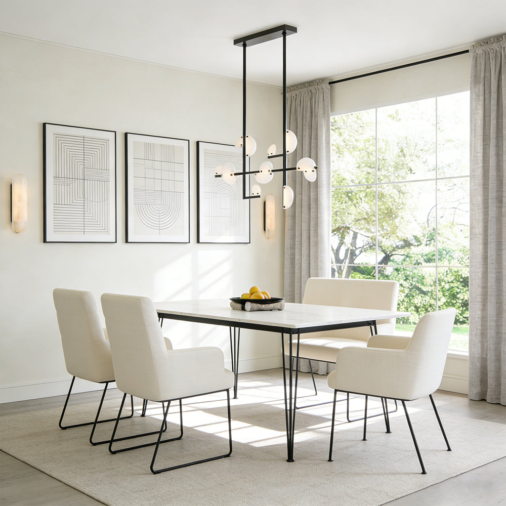 Nova Alabaster Linear Chandelier