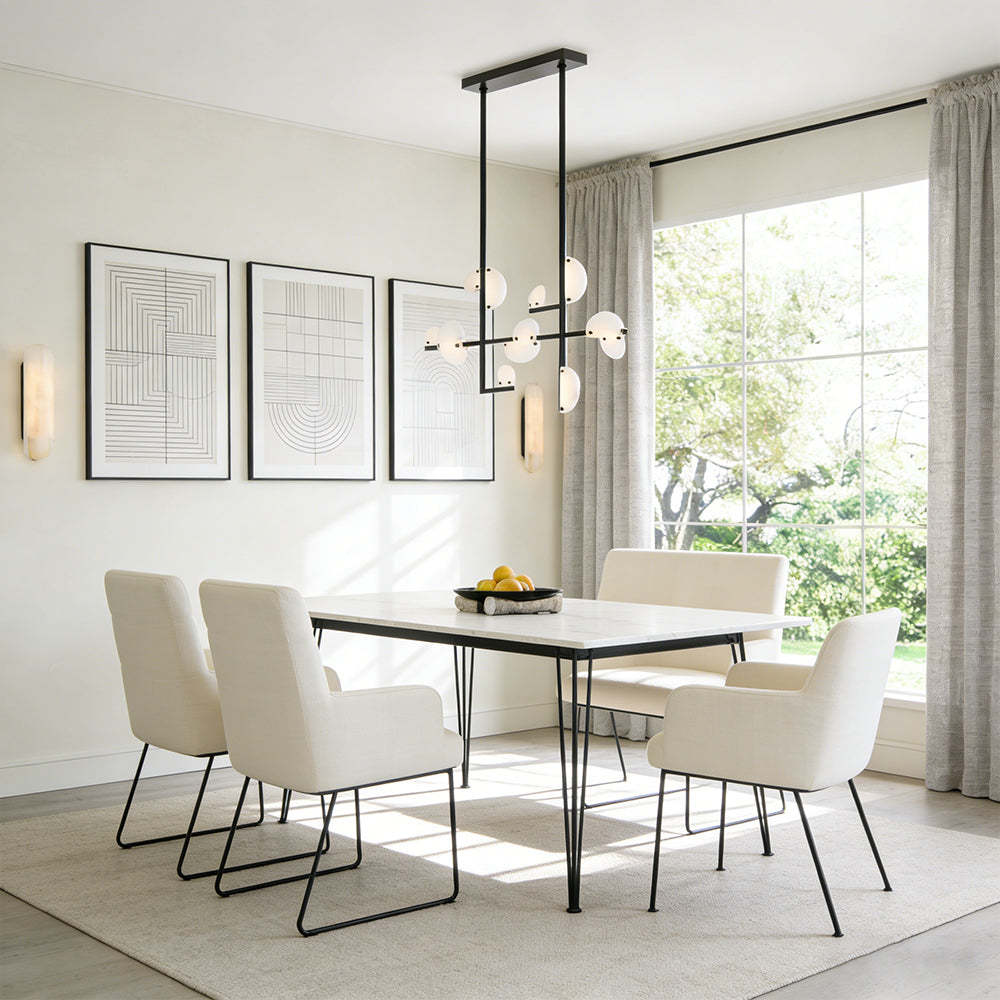 Nova Alabaster Linear Chandelier