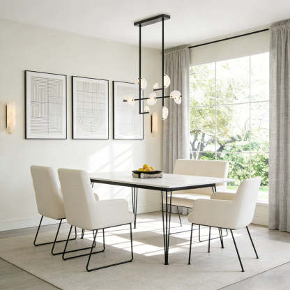 Nova Alabaster Linear Chandelier