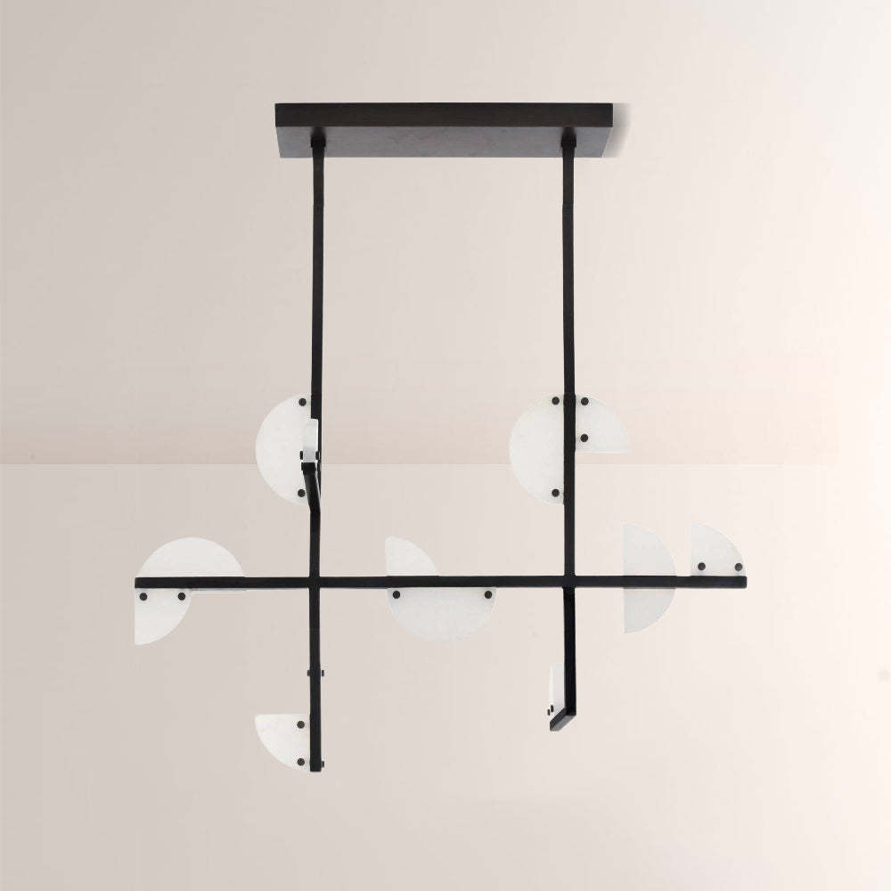 Nova Alabaster Linear Chandelier
