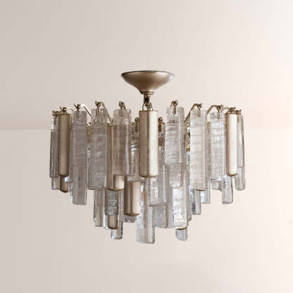Nova Crystal Prism Flush Mount-Fullstarlighting