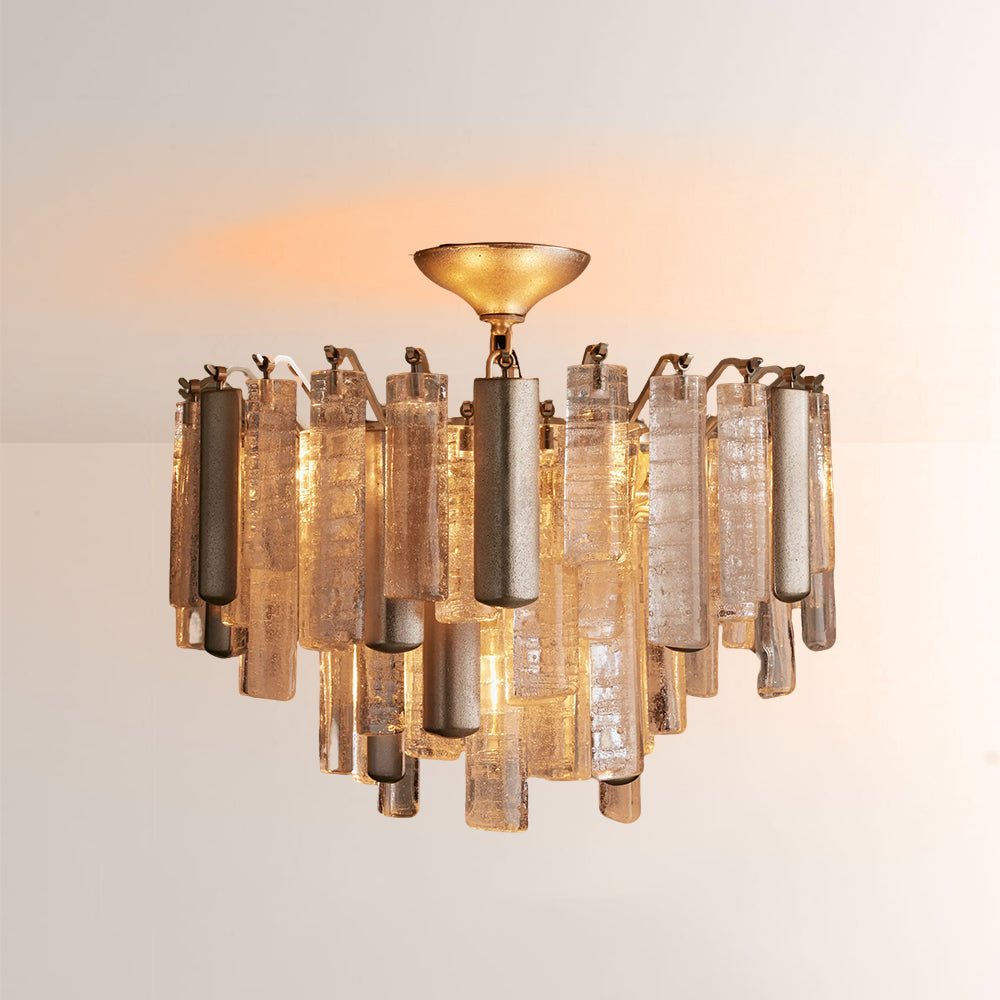 Nova Crystal Prism Flush Mount-Fullstarlighting