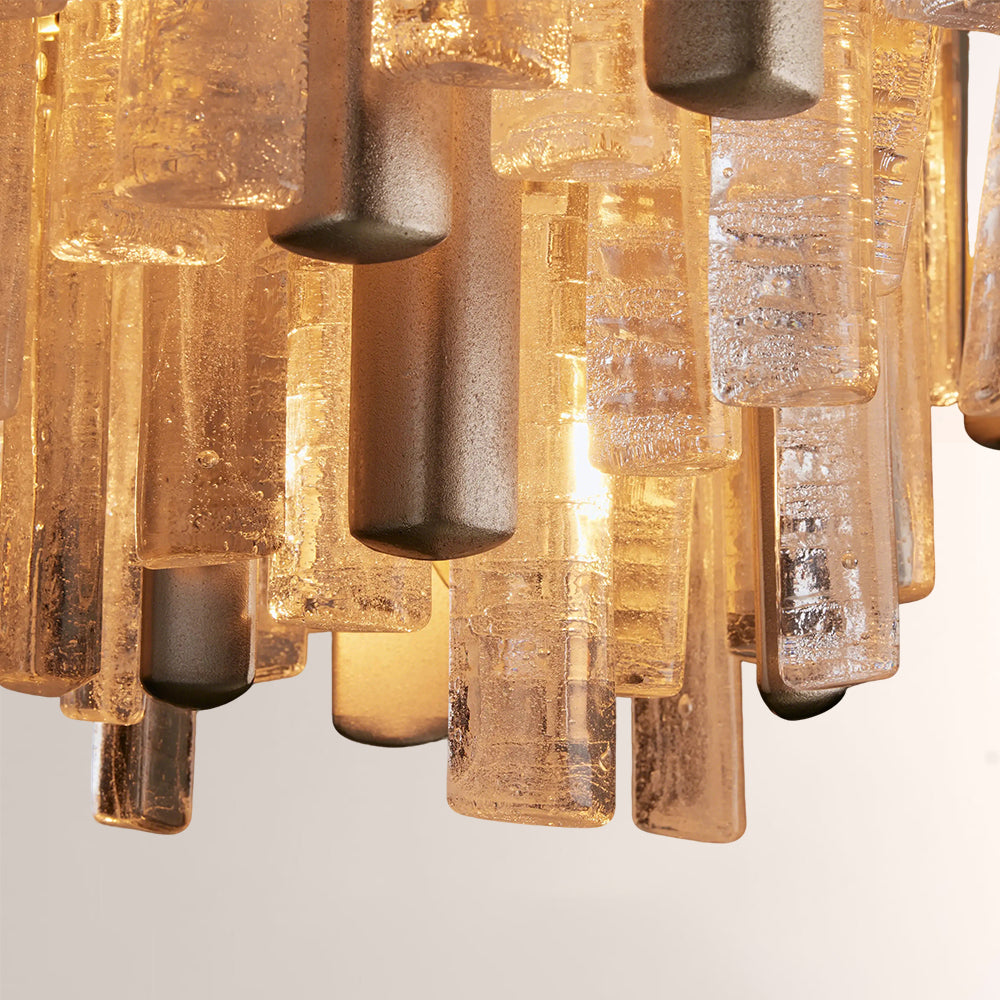Nova Crystal Prism Flush Mount-Fullstarlighting