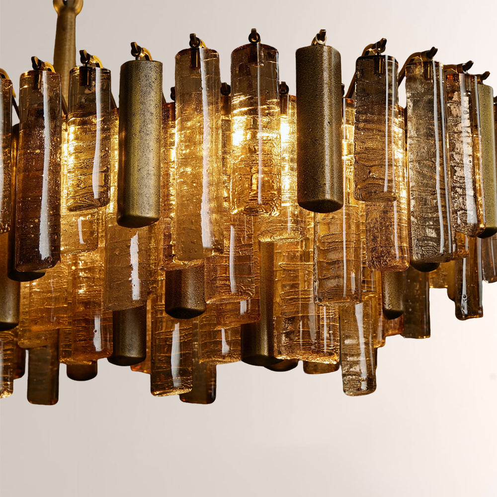 Nova Crystal Prism Linear Chandelier-Fullstarlighting