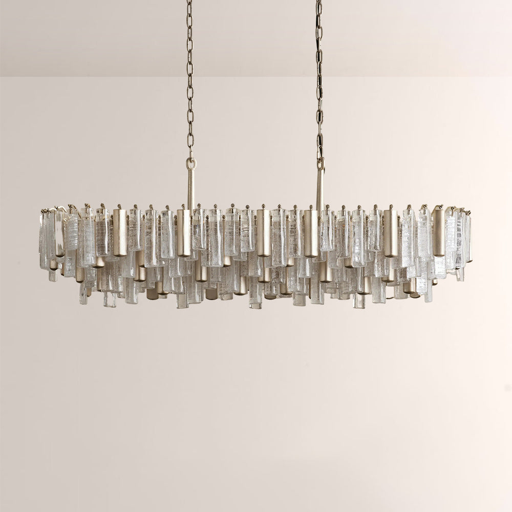 Nova Crystal Prism Linear Chandelier-Fullstarlighting