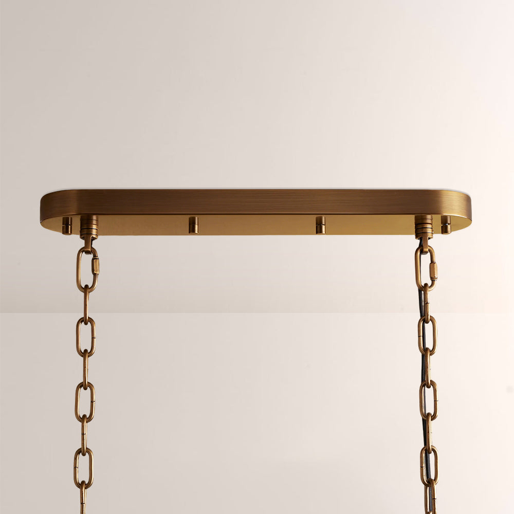 Nova Crystal Prism Linear Chandelier-Fullstarlighting