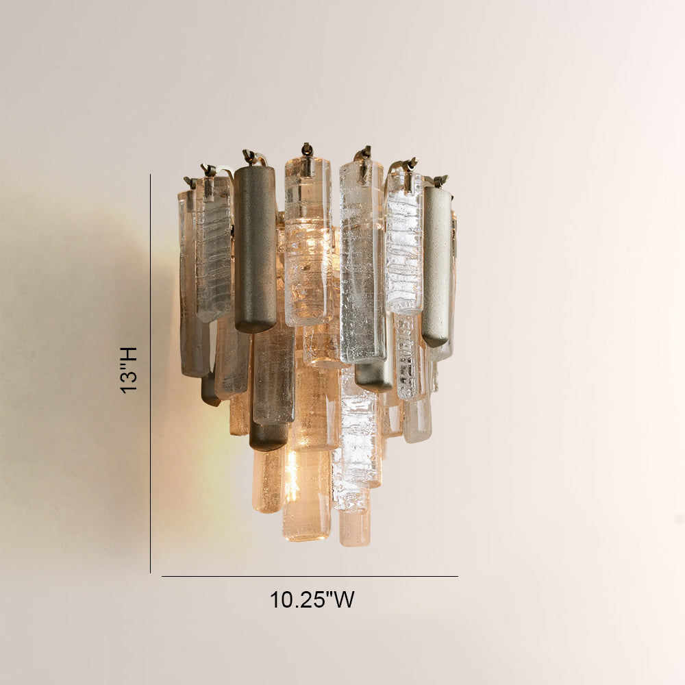 Nova Crystal Prism Wall Sconce-Fullstarlighting