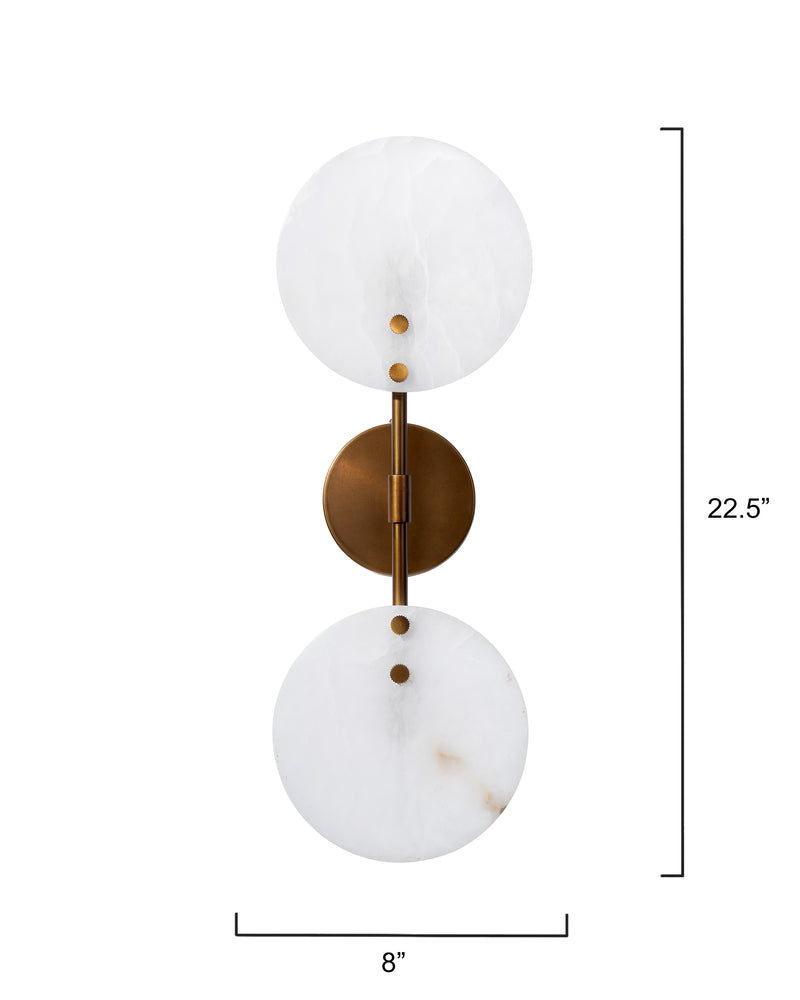 Oracle Alabaster Sconce-Fullstarlighting