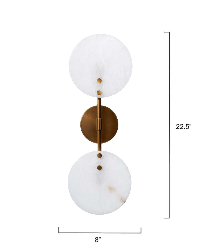 Oracle Alabaster Sconce-Fullstarlighting