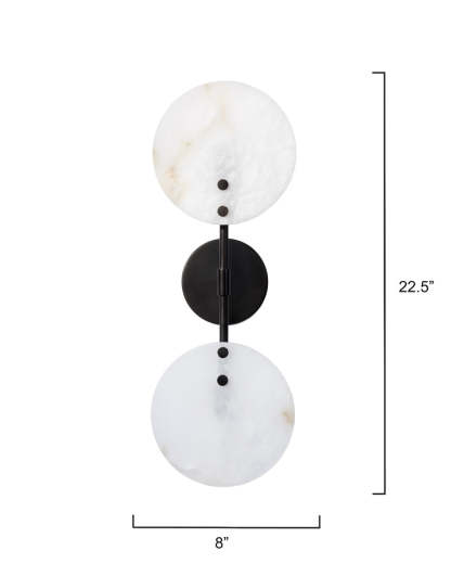Oracle Alabaster Sconce-Fullstarlighting