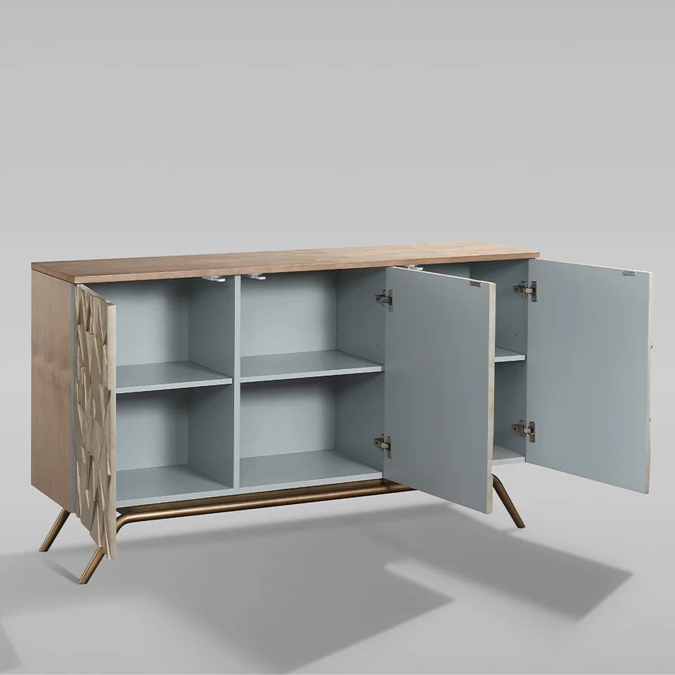 Origami 3-Door Sideboard-Fullstarlighting