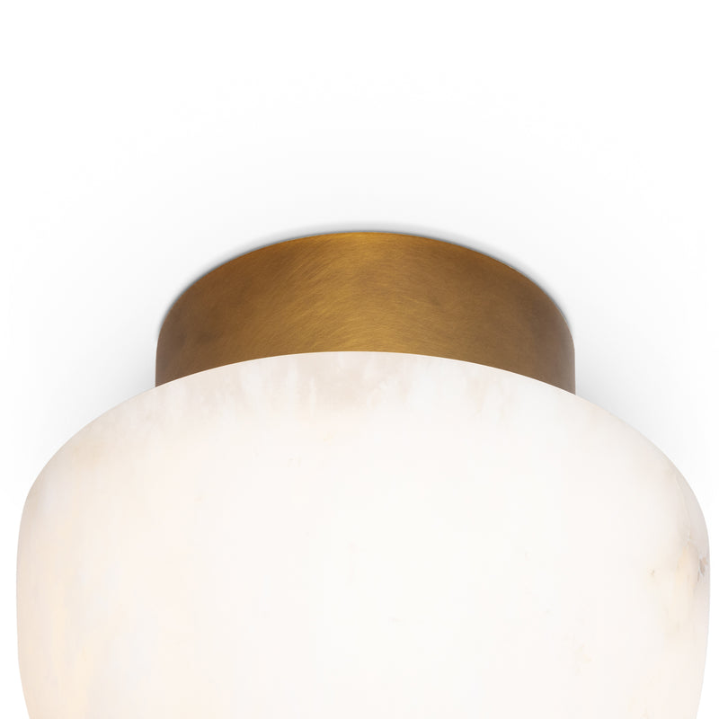Parker Alabaster Flush Mount-Fullstarlighting