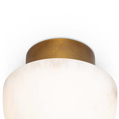 Parker Alabaster Flush Mount-Fullstarlighting