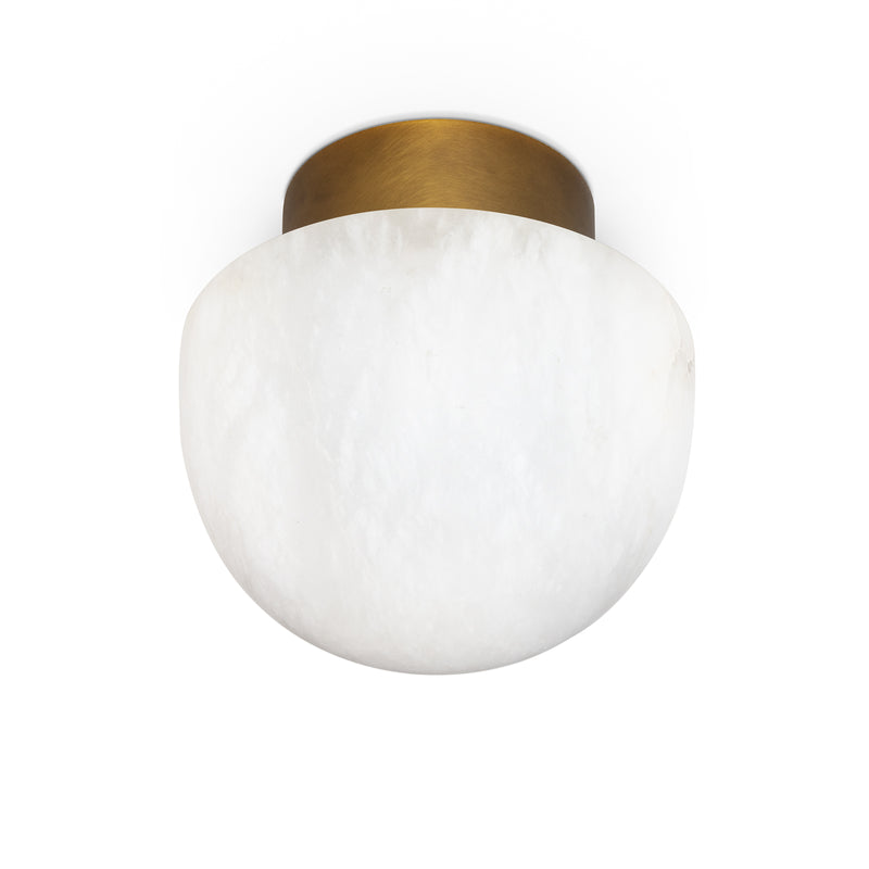 Parker Alabaster Flush Mount-Fullstarlighting