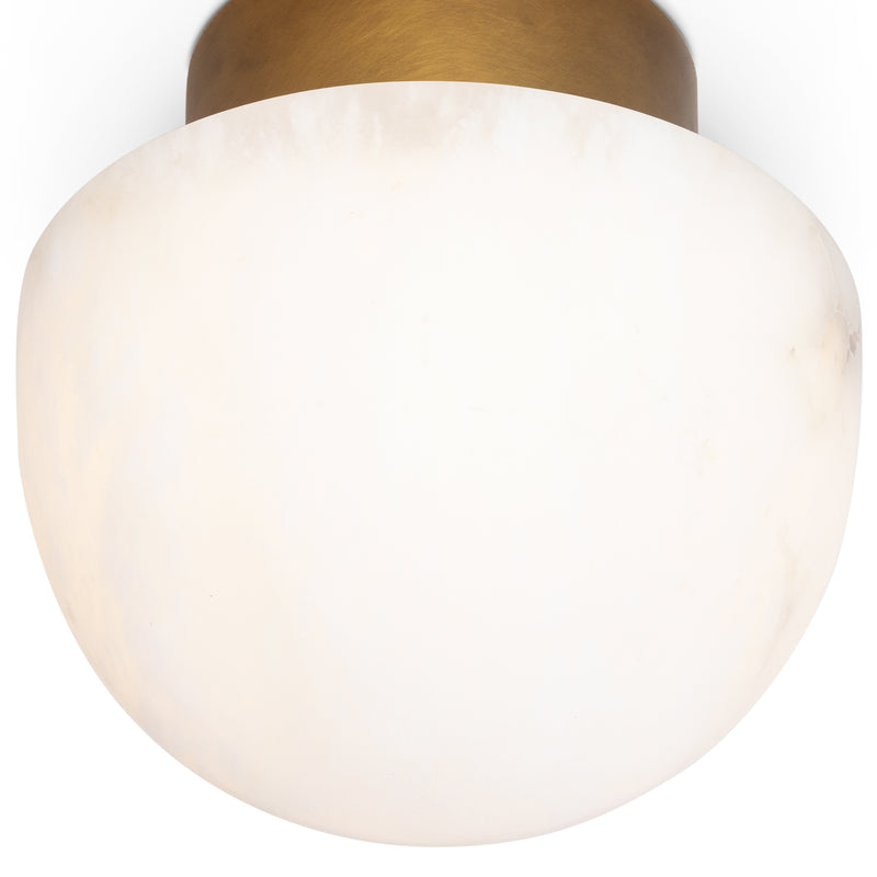 Parker Alabaster Flush Mount-Fullstarlighting