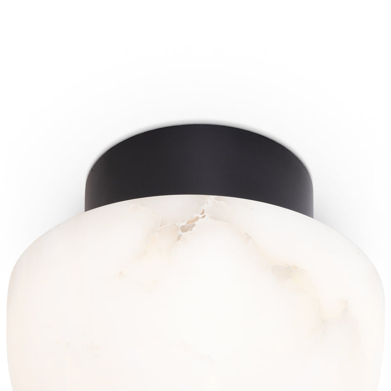 Parker Alabaster Flush Mount-Fullstarlighting