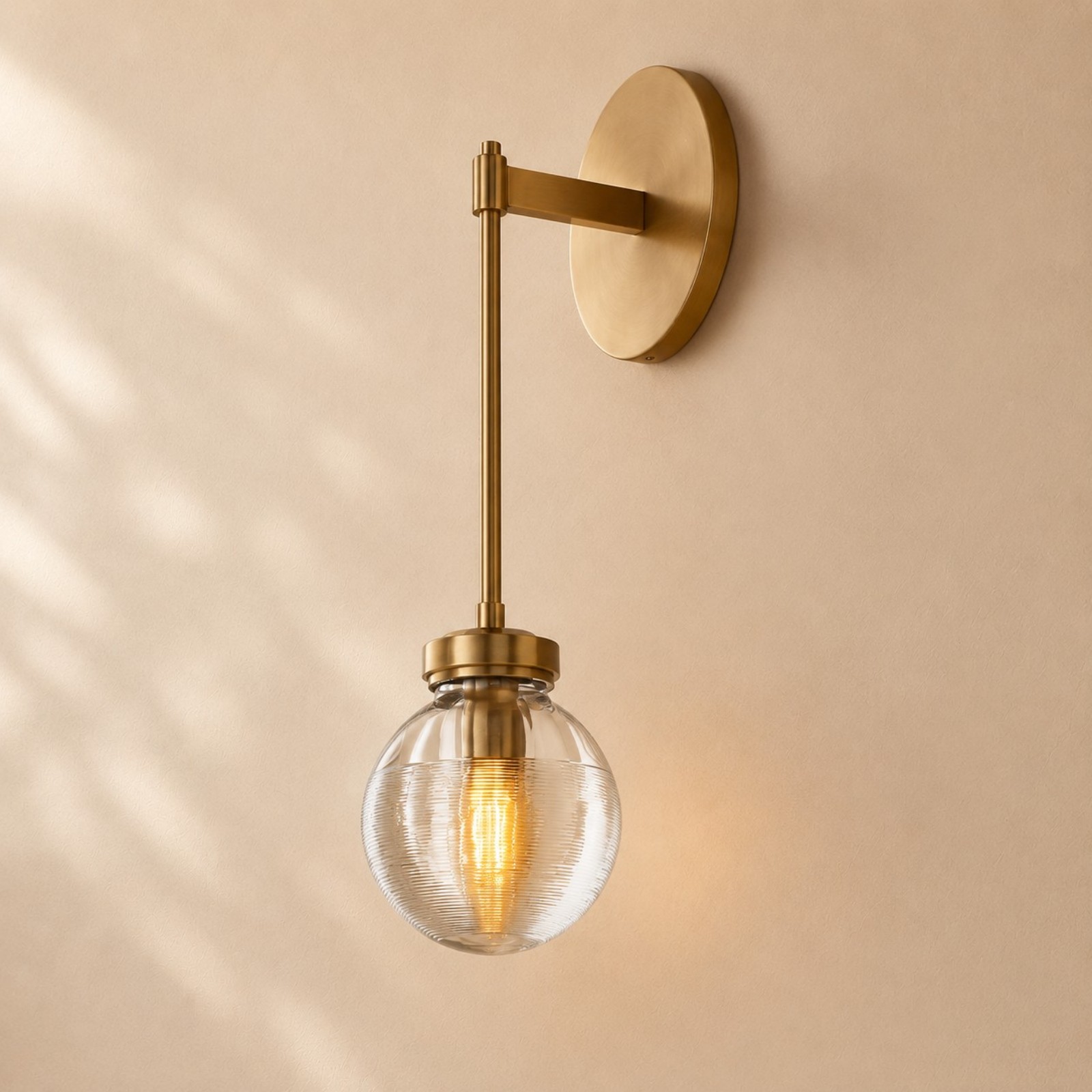 Pearl Spherical Modern Wall Sconce (Rod)