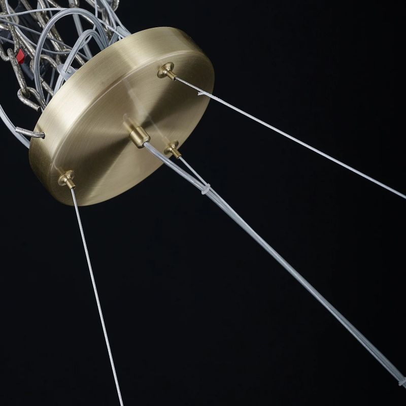 Petals Round Branch Chandelier-Fullstarlighting