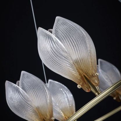 Petals Round Branch Chandelier-Fullstarlighting