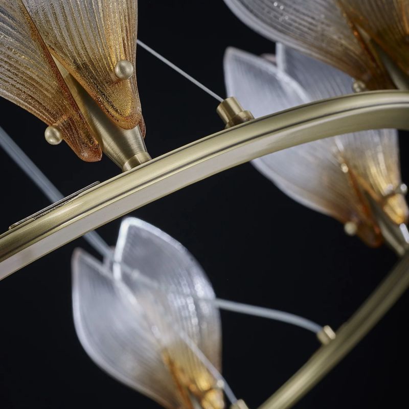 Petals Round Branch Chandelier-Fullstarlighting