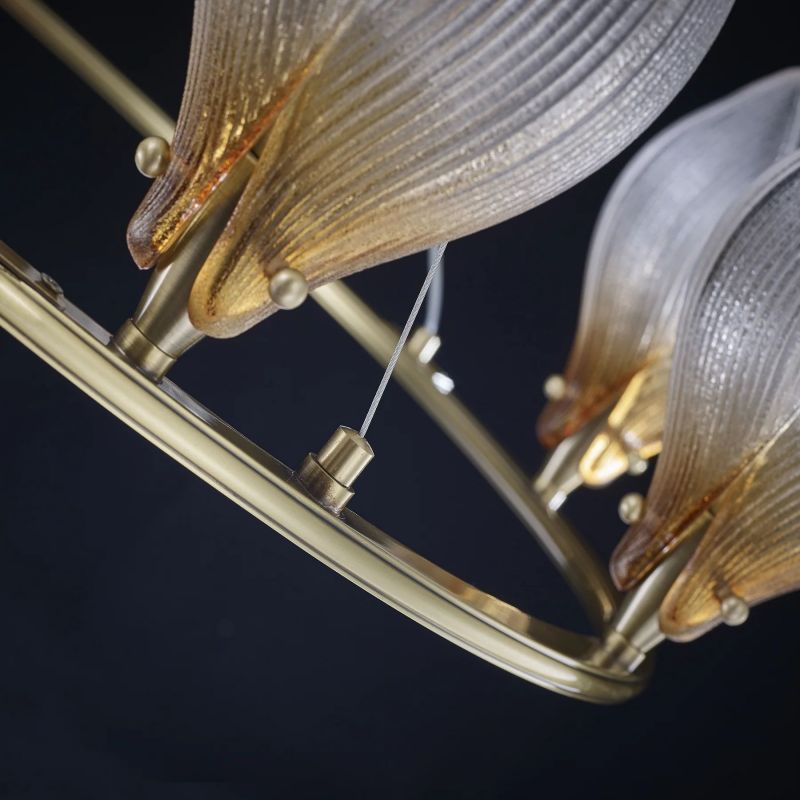 Petals Round Branch Chandelier-Fullstarlighting