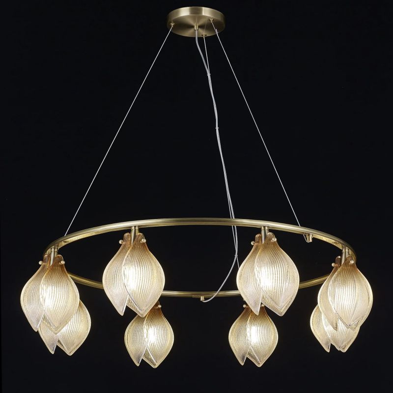 Petals Round Branch Chandelier-Fullstarlighting