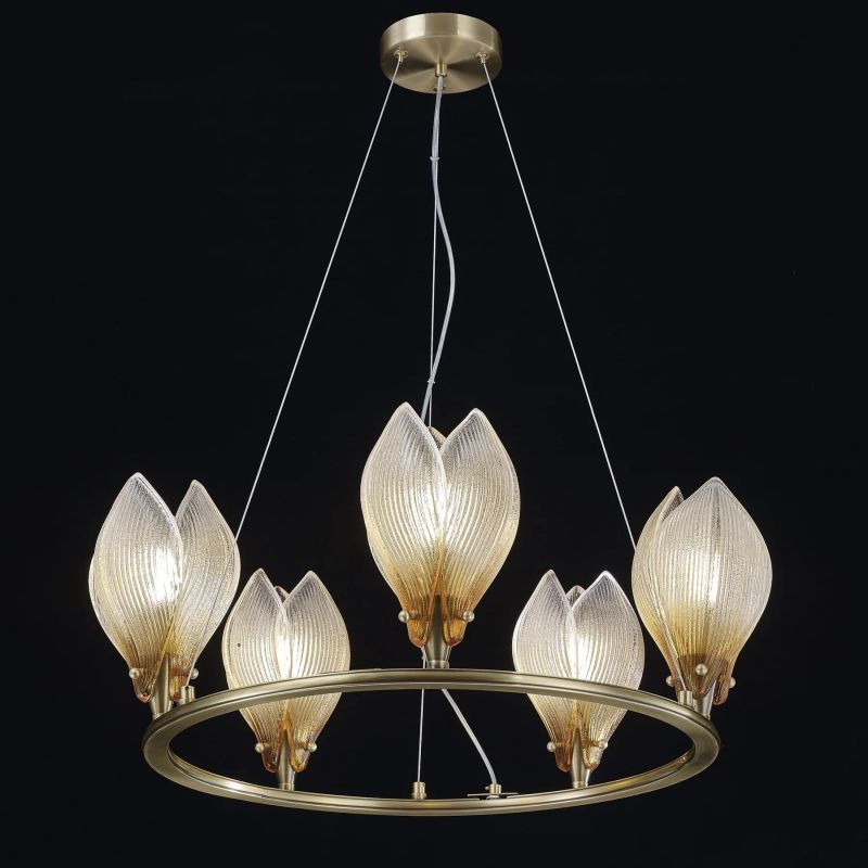 Petals Round Branch Chandelier-Fullstarlighting