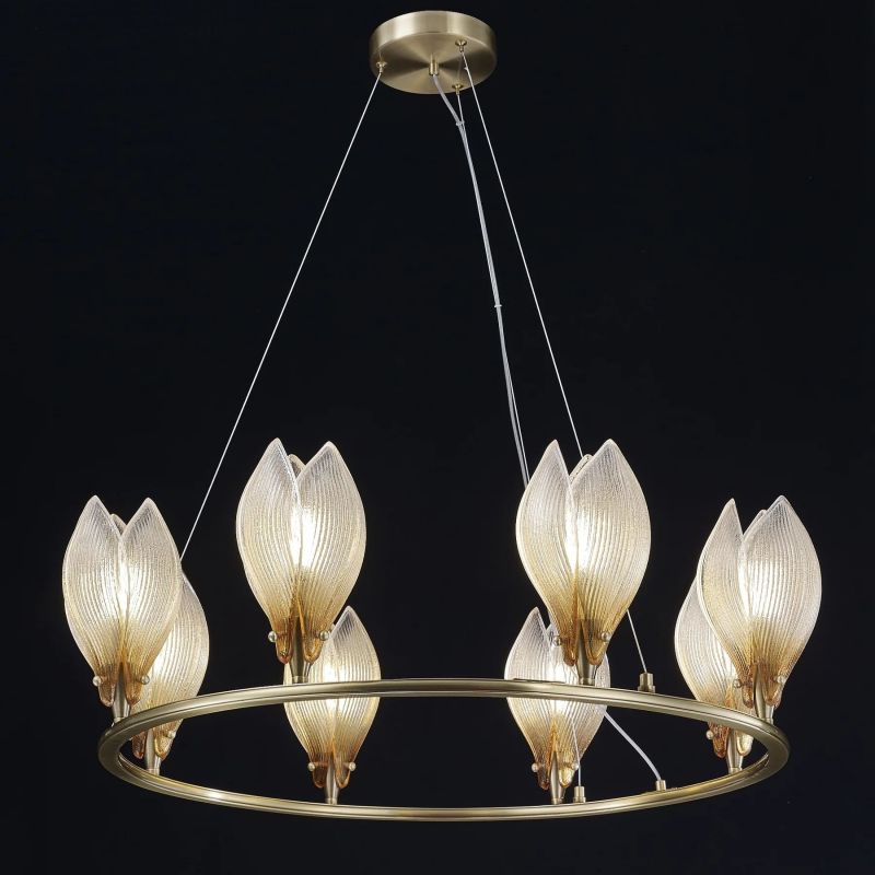 Petals Round Branch Chandelier-Fullstarlighting