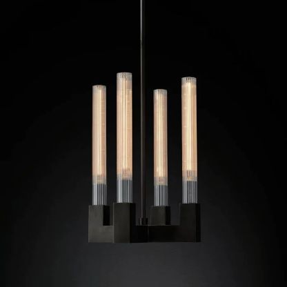 Cannele Glass Pendant-Fullstarlighting