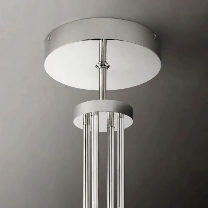 Candle Glass Round Chandelier 48''-Fullstarlighting
