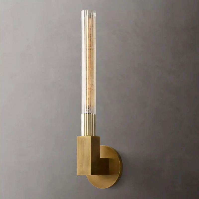 Cannele Glass Wall Sconce-Fullstarlighting