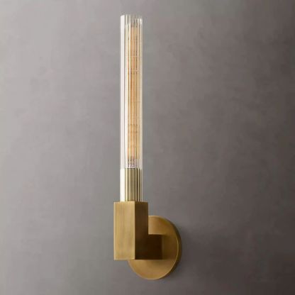 Cannele Glass Wall Sconce-Fullstarlighting
