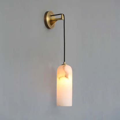 Petra Modern Alabaster Wall Sconce-Fullstarlighting