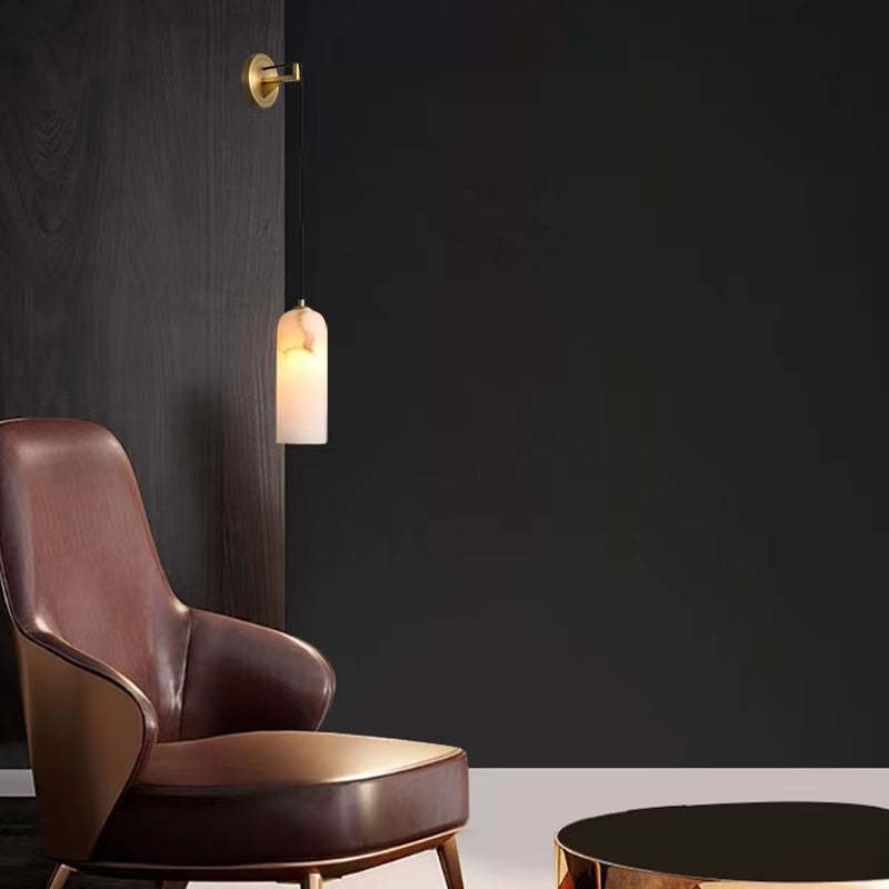 Petra Modern Alabaster Wall Sconce-Fullstarlighting