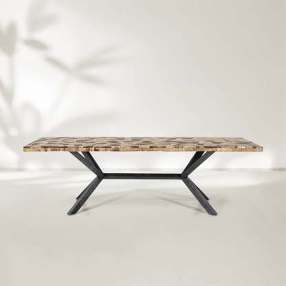 Petra Rectangle Dining Table-Fullstarlighting