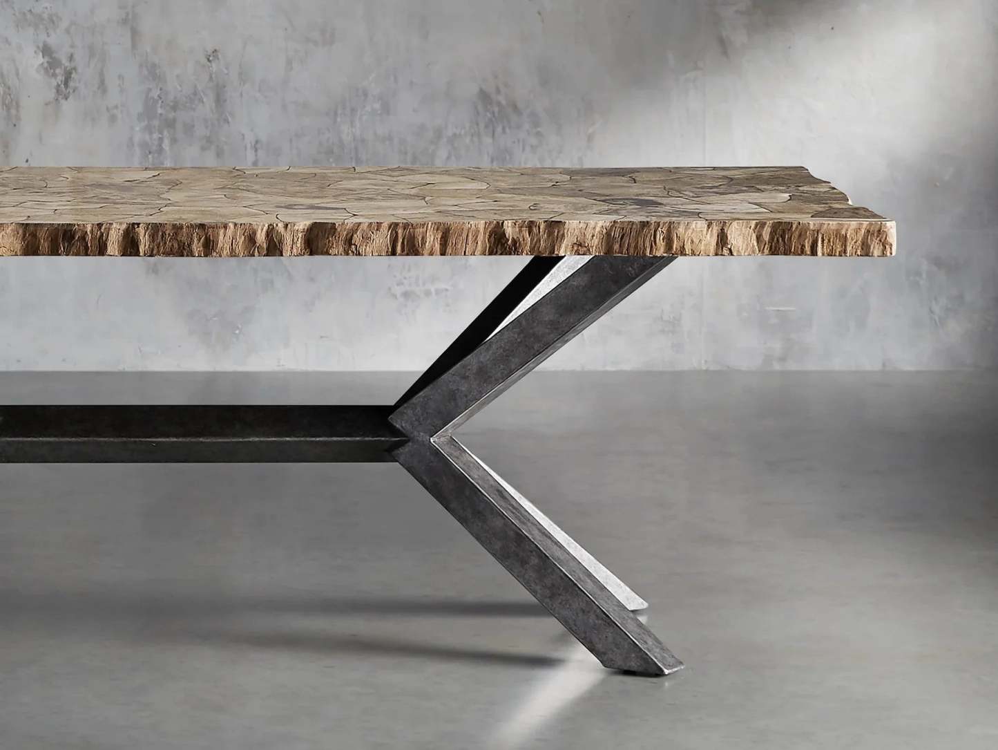 Petra Rectangle Dining Table-Fullstarlighting