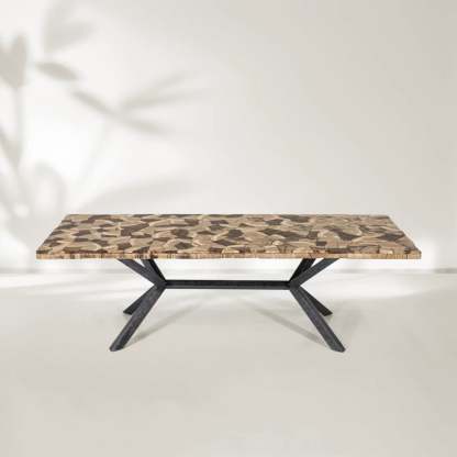 Petra Rectangle Dining Table-Fullstarlighting