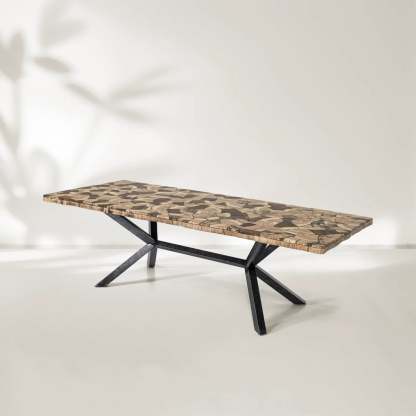 Petra Rectangle Dining Table-Fullstarlighting