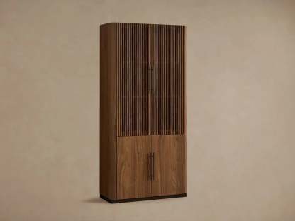 Piermont Modular Reeded Cabinet for Media Storage