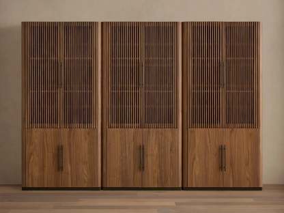 Piermont Modular Reeded Cabinet for Media Storage
