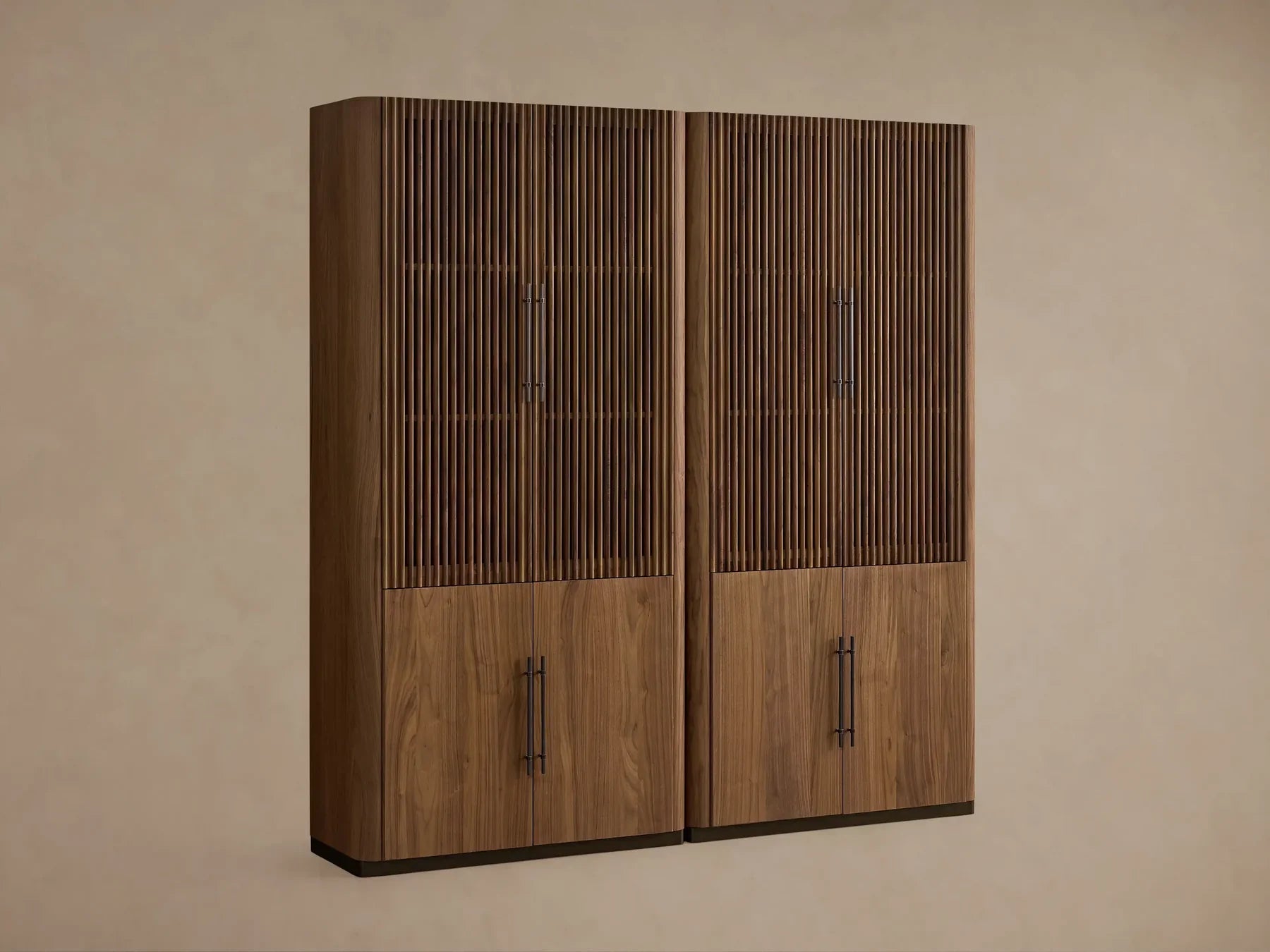 Piermont Modular Reeded Cabinet for Media Storage-Fullstarlighting
