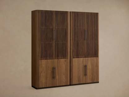 Piermont Modular Reeded Cabinet for Media Storage