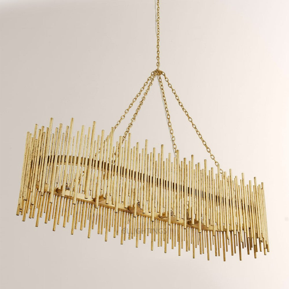 Prertcia Oval Chandelier 44½"-Fullstarlighting