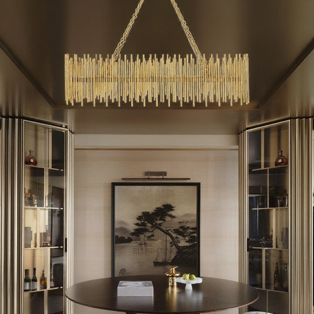 Prertcia Oval Chandelier 44½"-Fullstarlighting